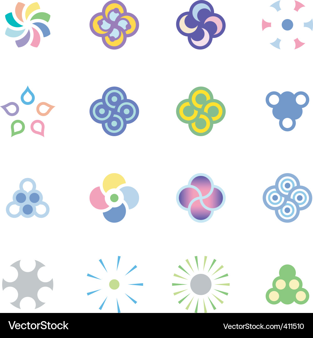 Design elements vector image