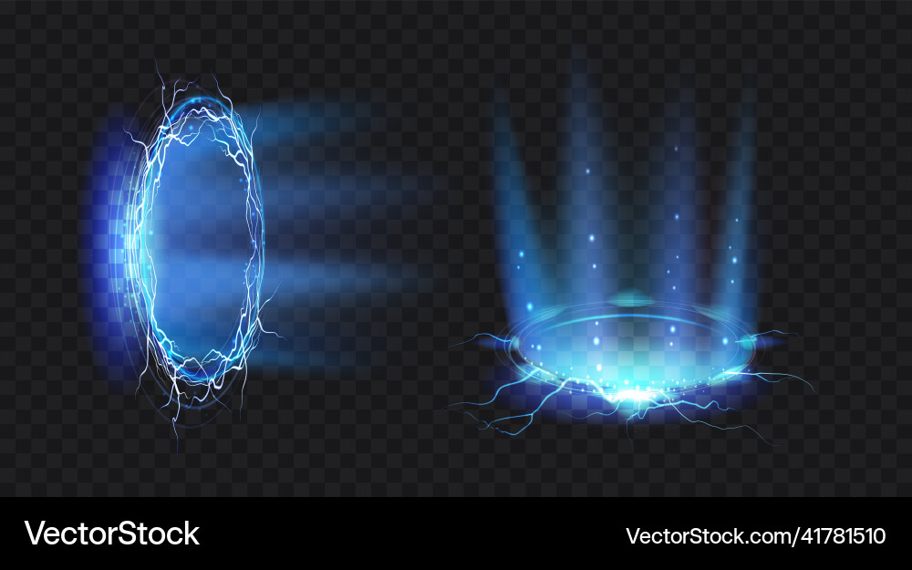 Futuristic Portal Gateway Vector Image