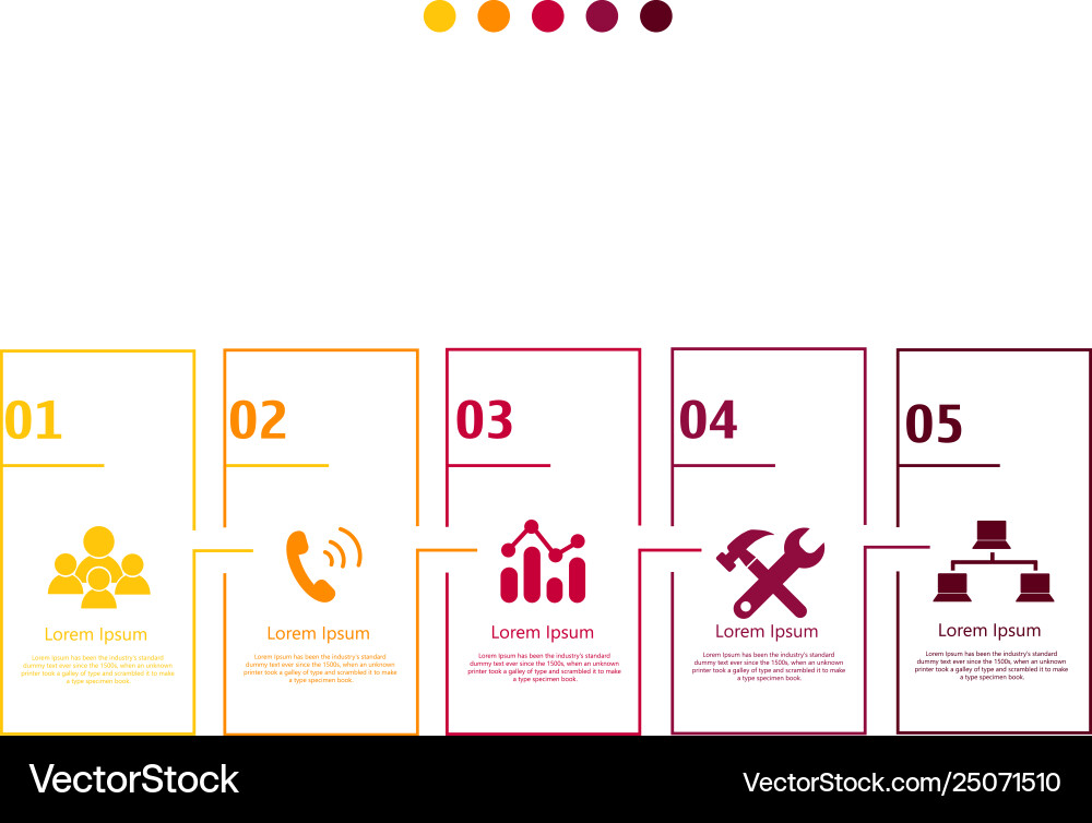 Infographic element with icons and options Infographic element with icons and options vector image