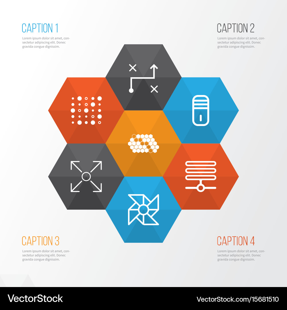 Learning icons set collection of solution Vector Image