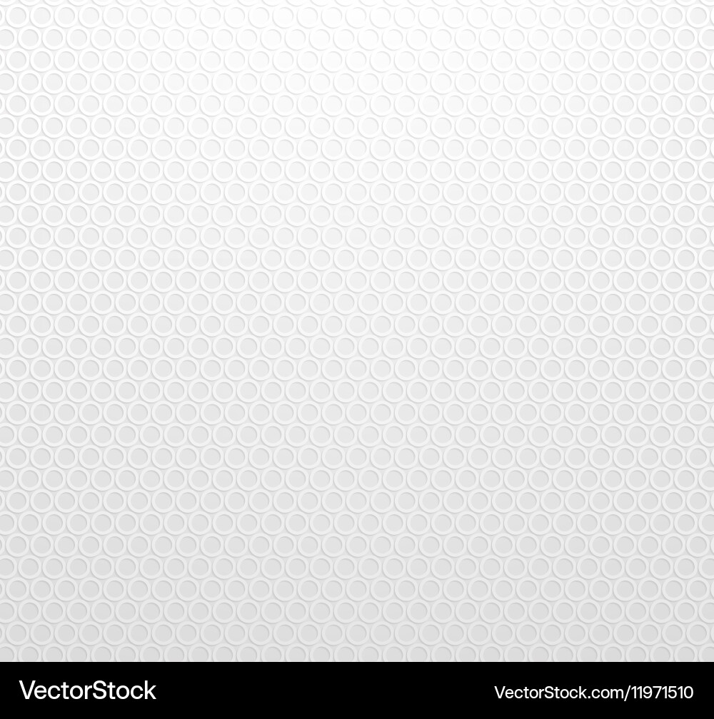 White Circle Pattern Background vector image