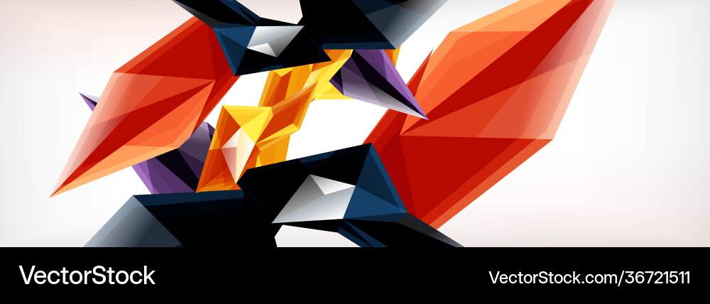 3d triangles and pyramids abstract 3d triangles and pyramids abstract vector image