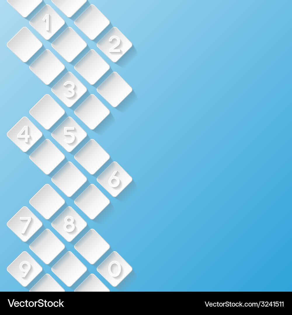 Abstract background with numbers vector image