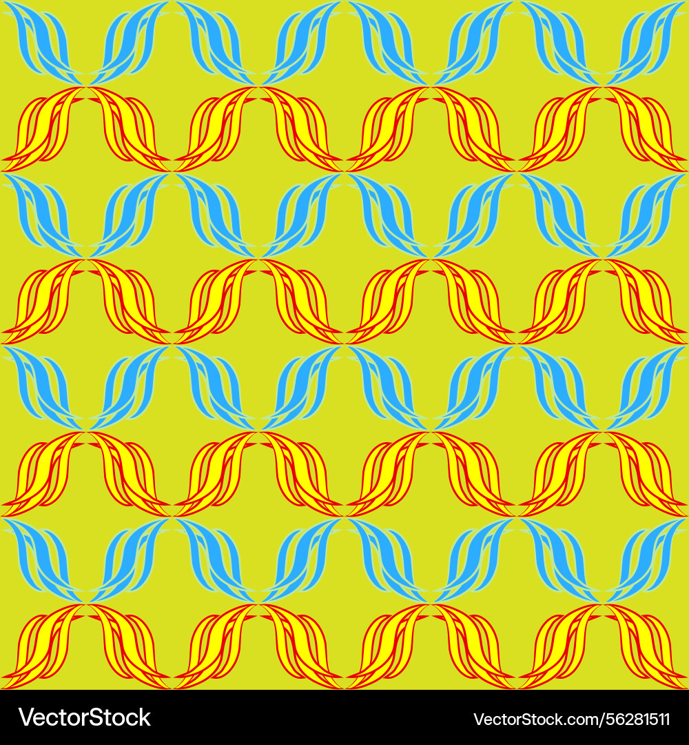 Abstract pattern with colorful wave line Abstract pattern with colorful wave line vector image