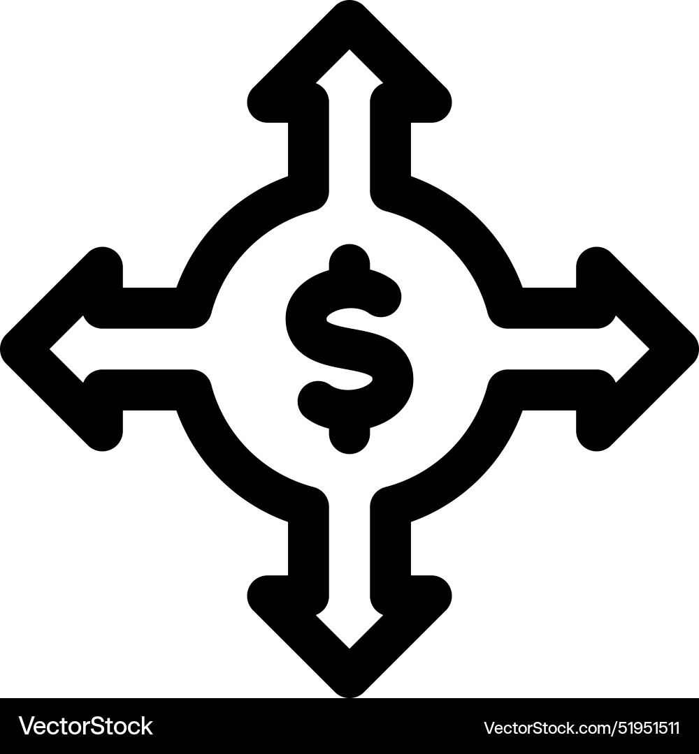 Choices icon thin linear style design isolated Choices icon thin linear style design isolated vector image