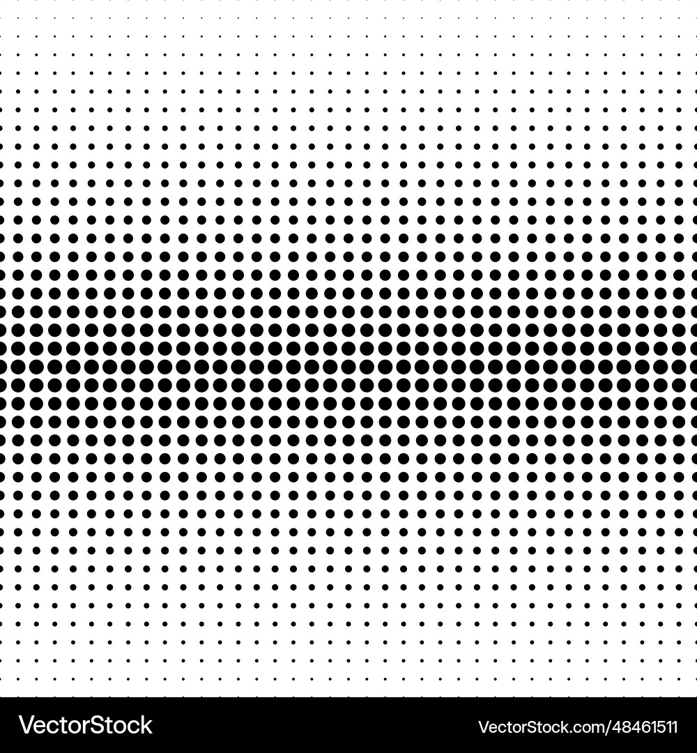 Dot pattern gradient effect retro halftone vector image