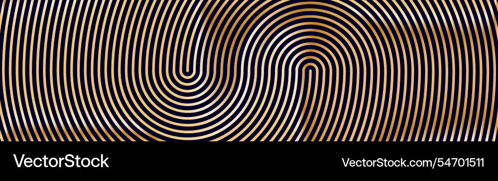 Golden wave pattern with smooth and silky texture Golden wave pattern with smooth and silky texture vector image