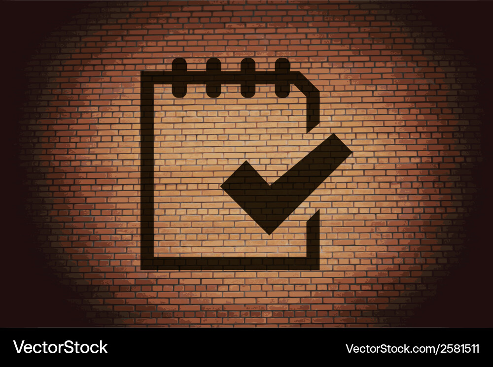 Notepad paper documents flat modern web button vector image