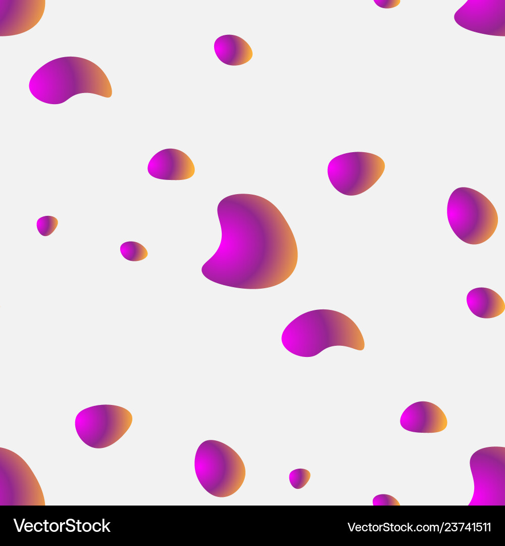Seamless pattern abstract liquid lava lamp vector image
