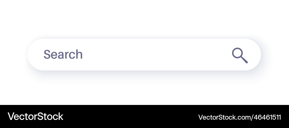 Search Input Field Vector Image