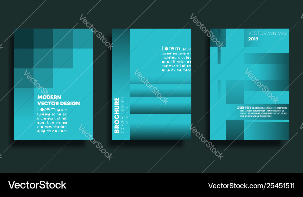 Set gradient texture background for banner vector image