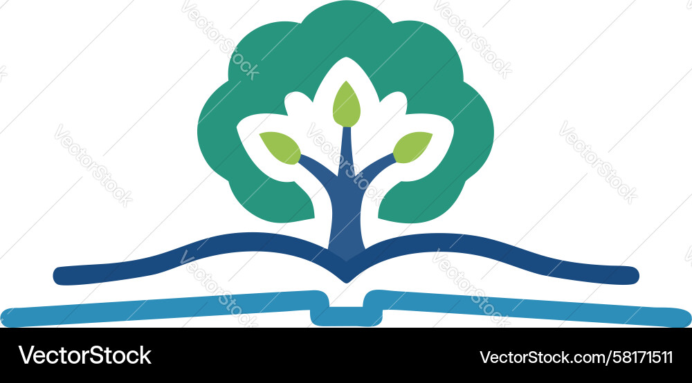 Tree of Knowledge Icon Vector Image