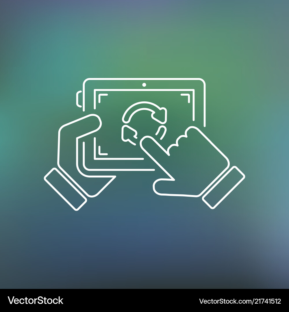 Application updates Vector Image