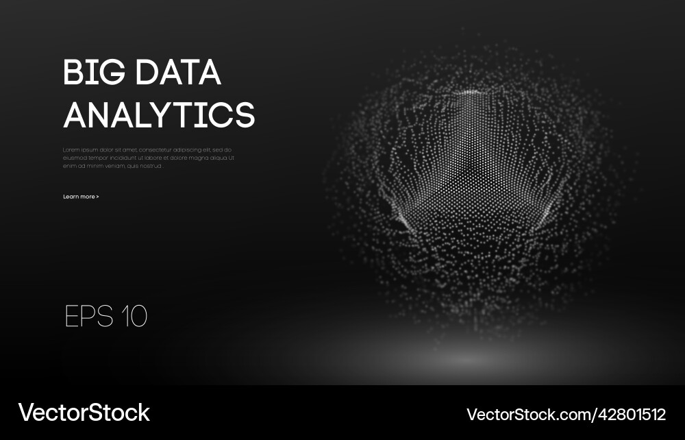 Artificial intelligence analytics data technology Artificial intelligence analytics data technology vector image