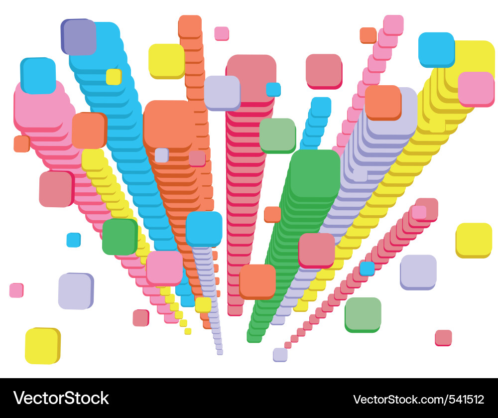 Background squares Vector Image