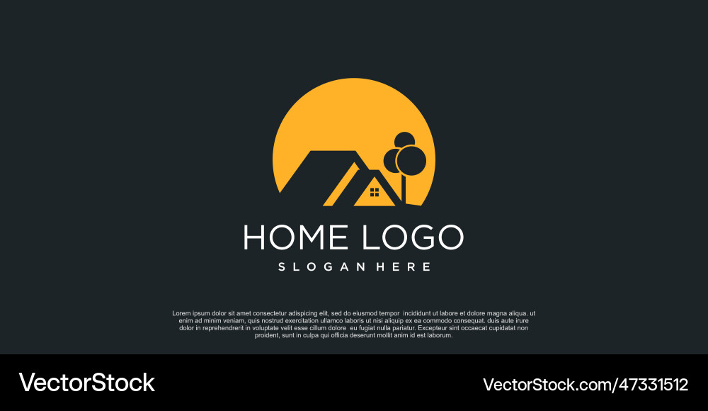 Building logo design idea with unique style Building logo design idea with unique style Vector Image