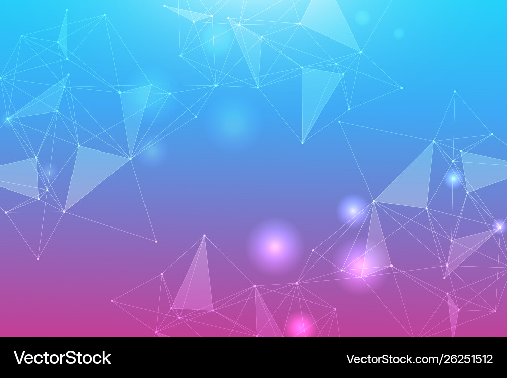 Geometric abstract background with connected line Geometric abstract background with connected line vector image