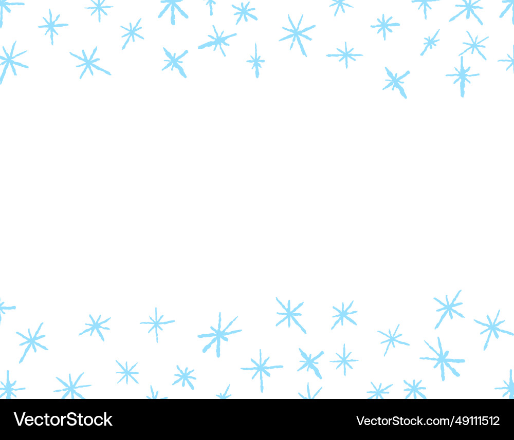 Snowflake background frame for text graphics Snowflake background frame for text graphics Vector Image