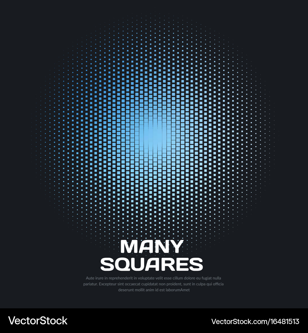 Abstract design elements for graphic layout vector image