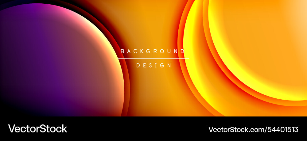 Bright rainbow style color gradient with curve Bright rainbow style color gradient with curve Vector Image
