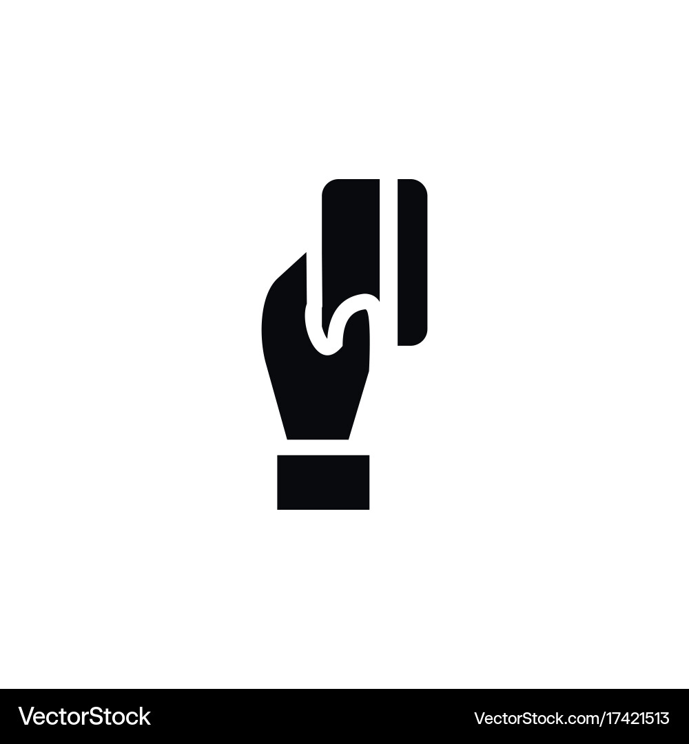 Isolated terminal icon debit element can vector image