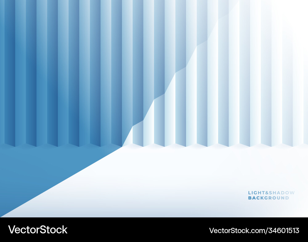 Realistische blaue Studiowand leeres Licht und Schatten Realistische blaue Studiowand leeres Licht und Schatten Vektorbild