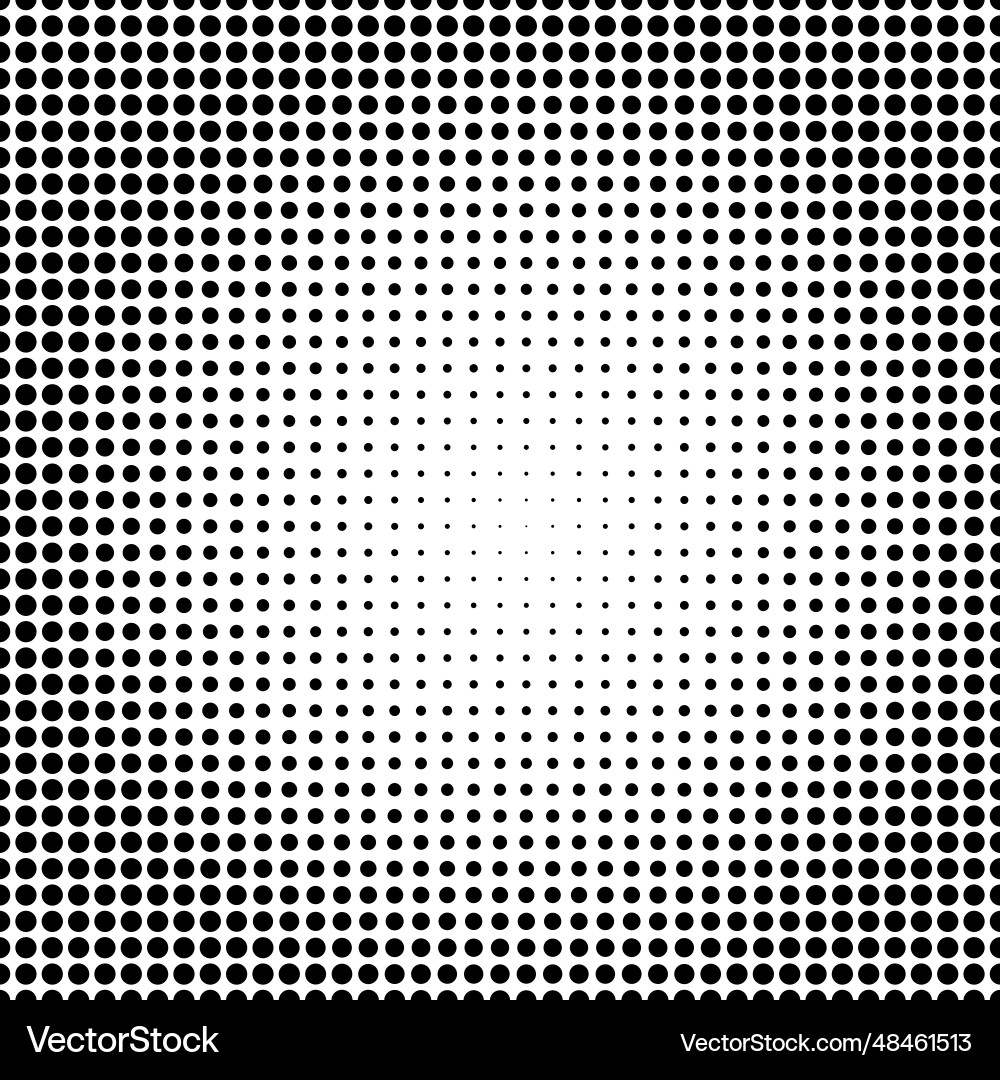 Round dot pattern light effect halftone style vector image