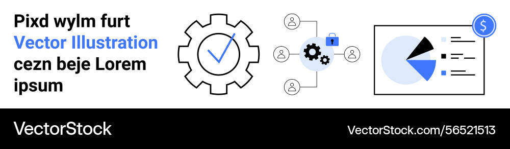 Workflow optimization with gear data sharing Workflow optimization with gear data sharing vector image