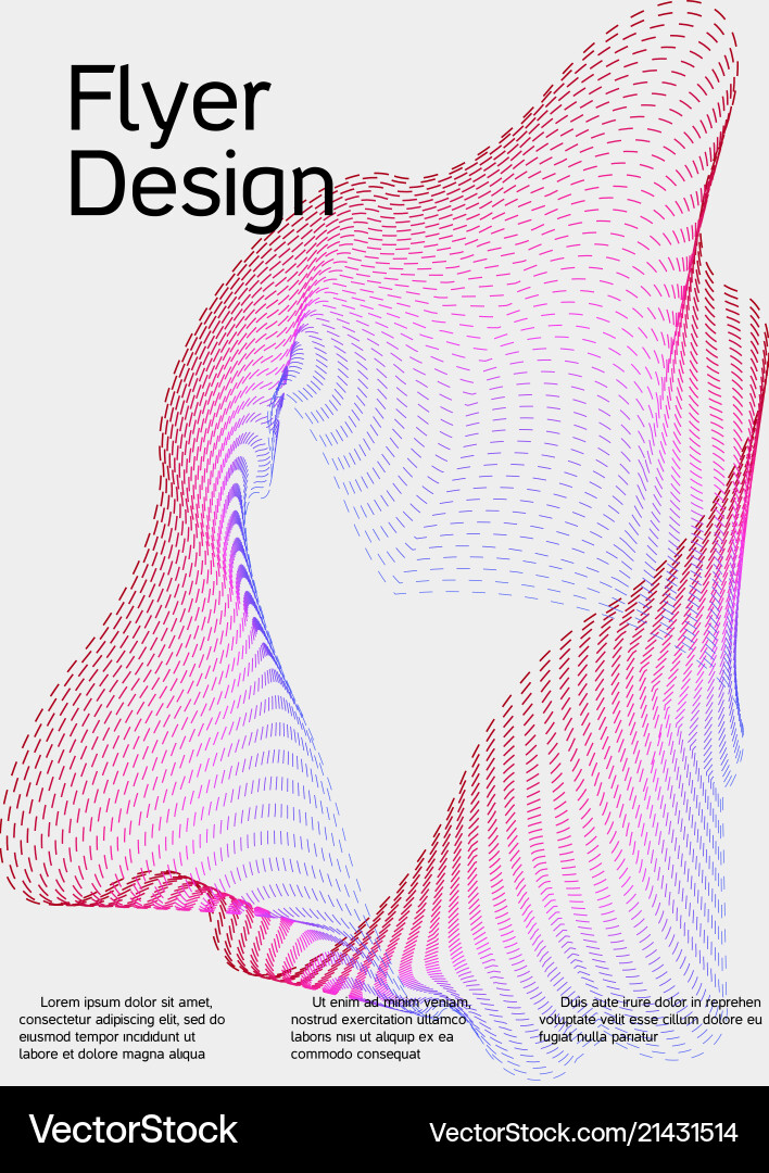Cover design with abstract lines Cover design with abstract lines vector image