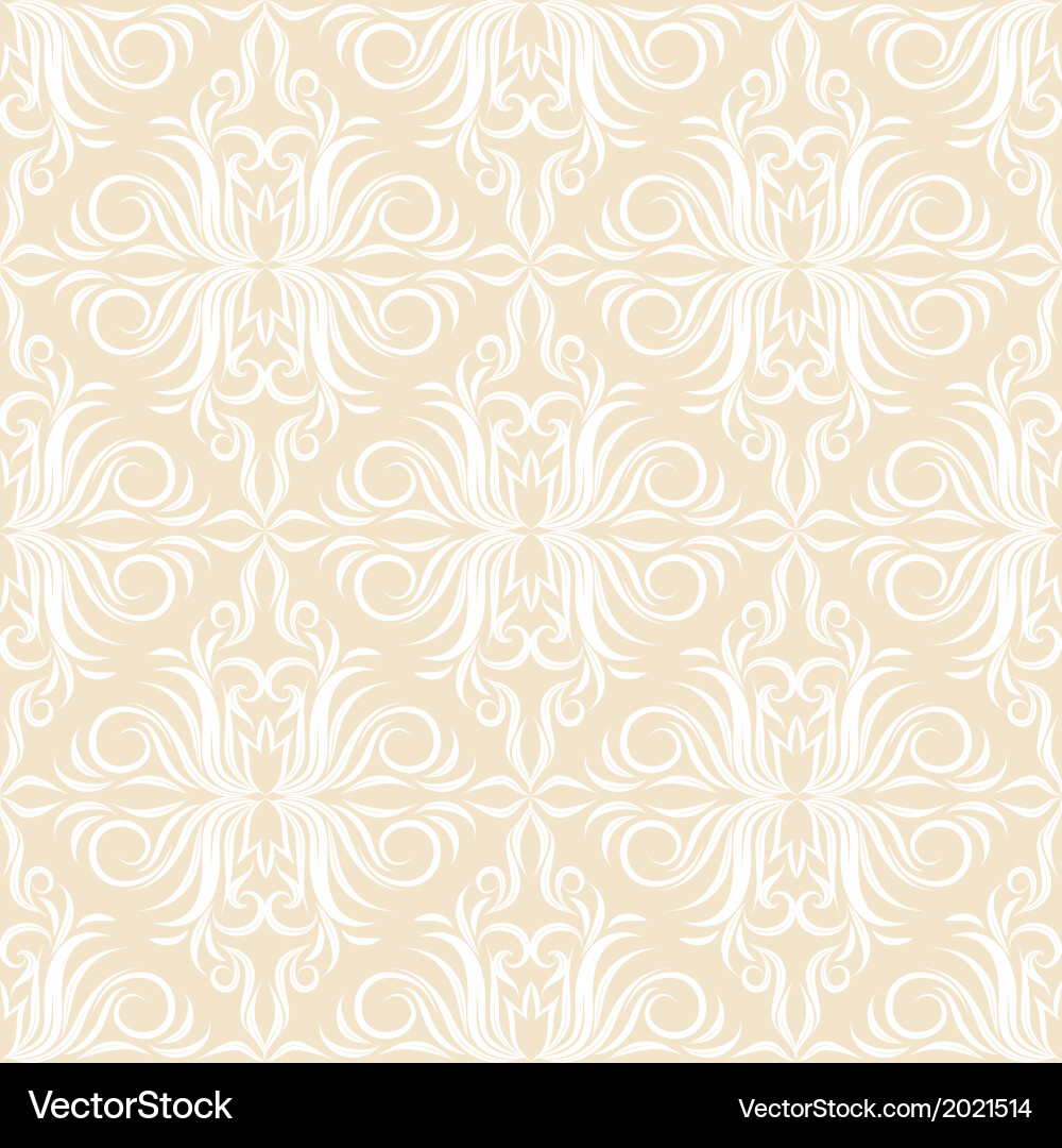 Damask background Vector Image