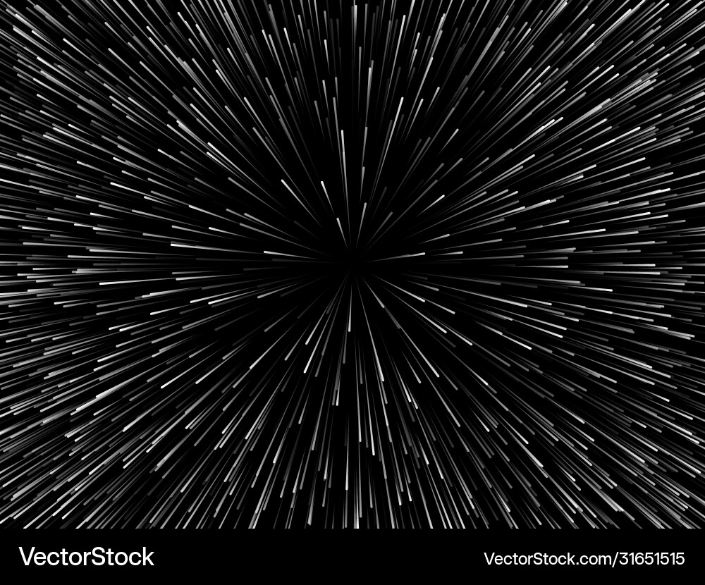 Space speed abstract starburst dynamic lines Space speed abstract starburst dynamic lines vector image