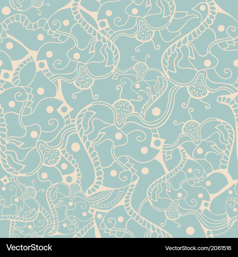 Abstract design seamless pattern Vector Image