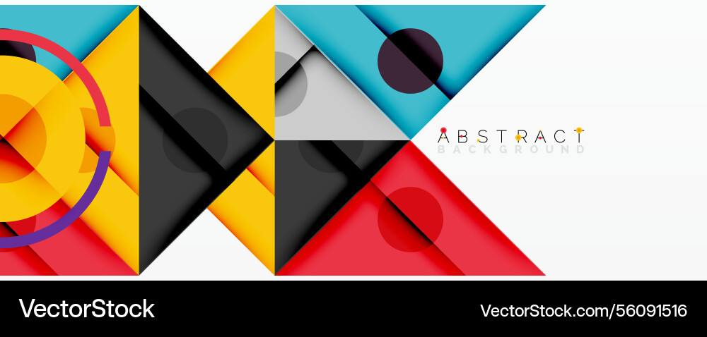 Abstract geometric composition with overlapping Abstract geometric composition with overlapping vector image