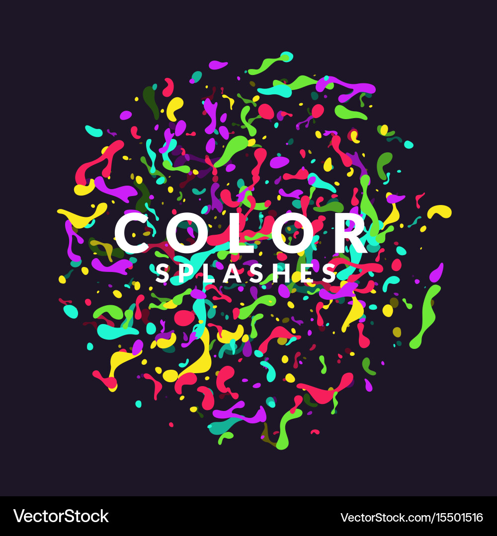 Bright abstract background with explosion Vector Image