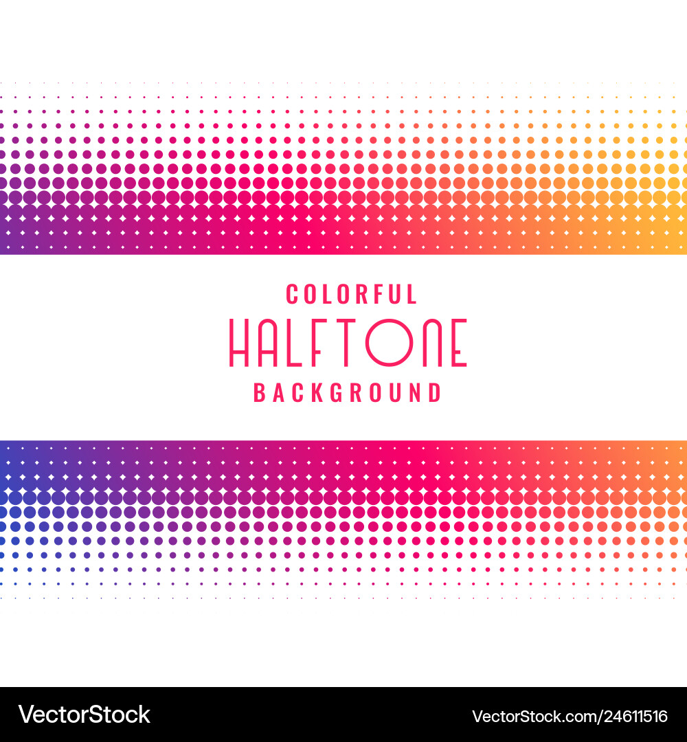 Dynamic Halftone Pattern Background vector image