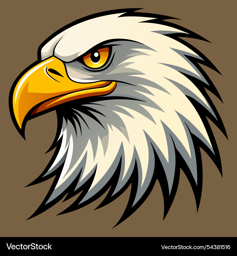 Eagle head design Royalty Free Vector Image - VectorStock