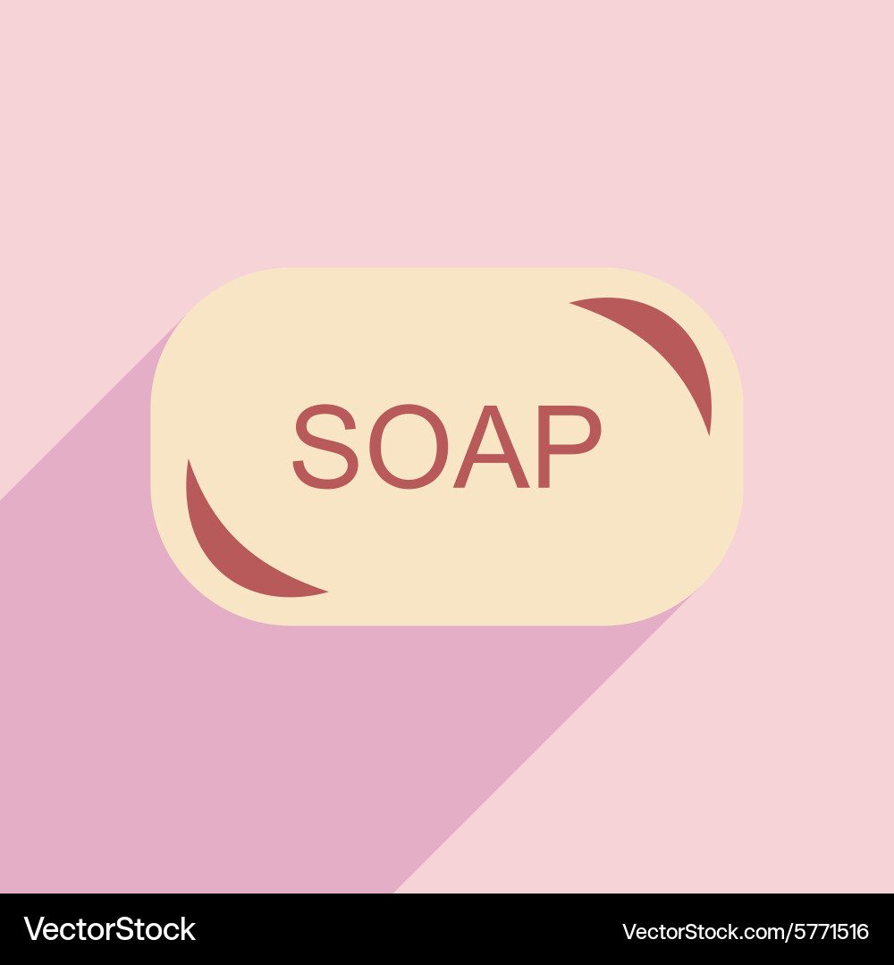Flat with shadow icon and mobile application Vector Image