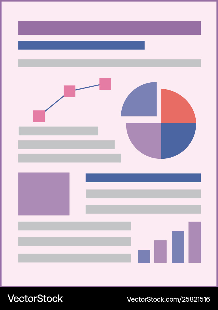 Isolated workflow and infographic design vector image