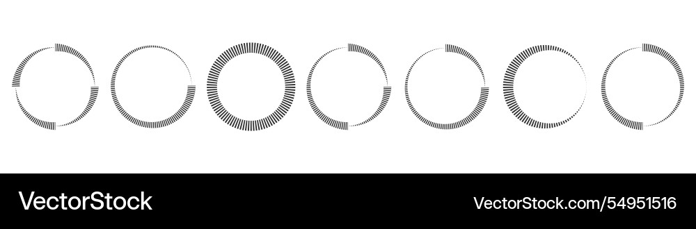 Line gradient vortex loading icon progress Line gradient vortex loading icon progress vector image
