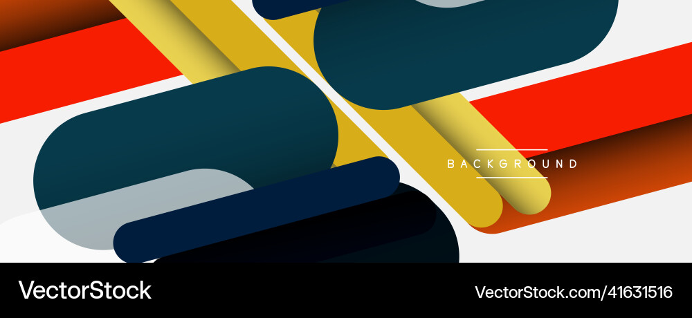 Overlapping round shapes and lines background Overlapping round shapes and lines background vector image