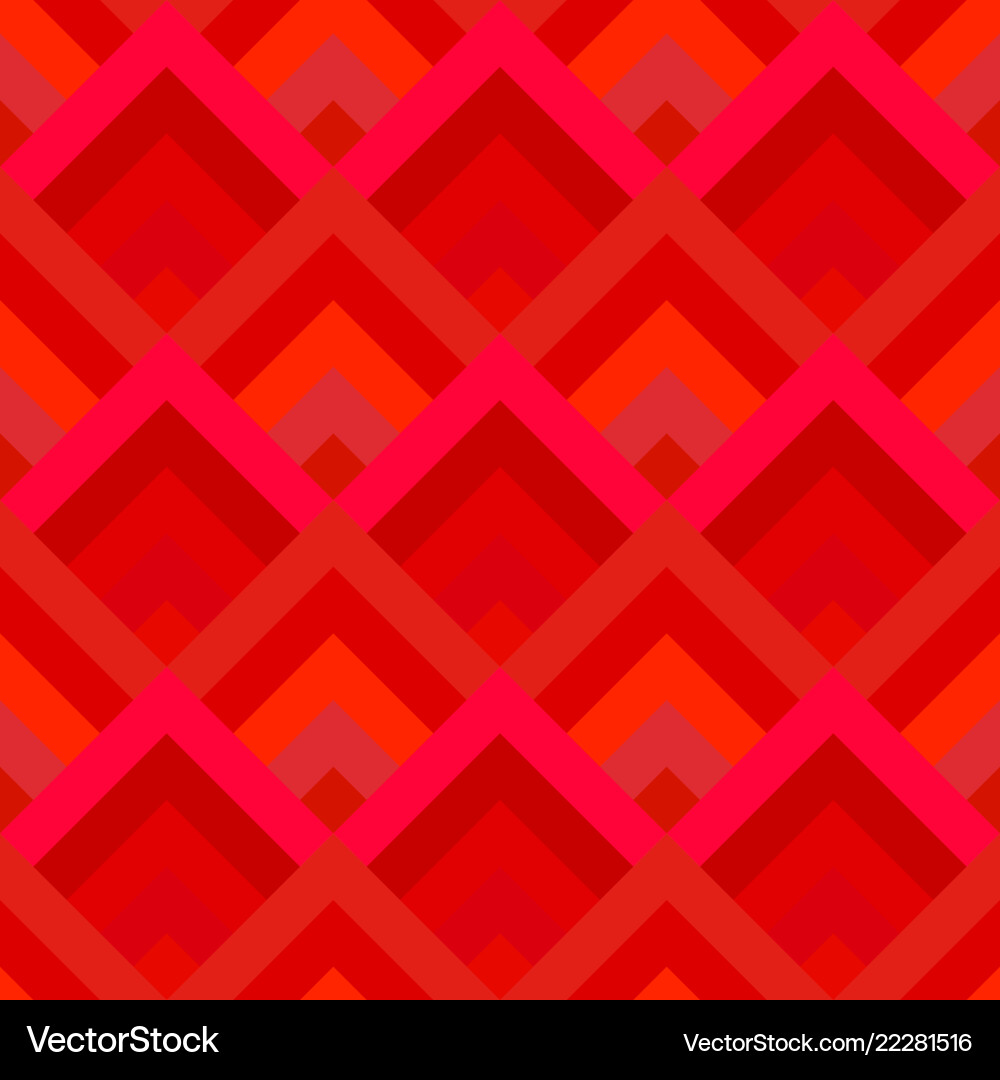 Red abstract diagonal shape tile mosaic pattern Vector Image