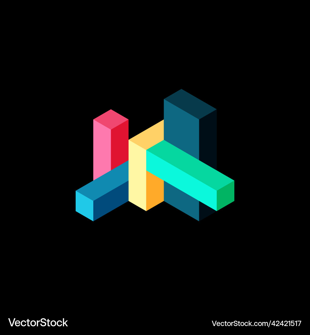 Abstract background 3d cubes cubic elements Abstract background 3d cubes cubic elements vector image