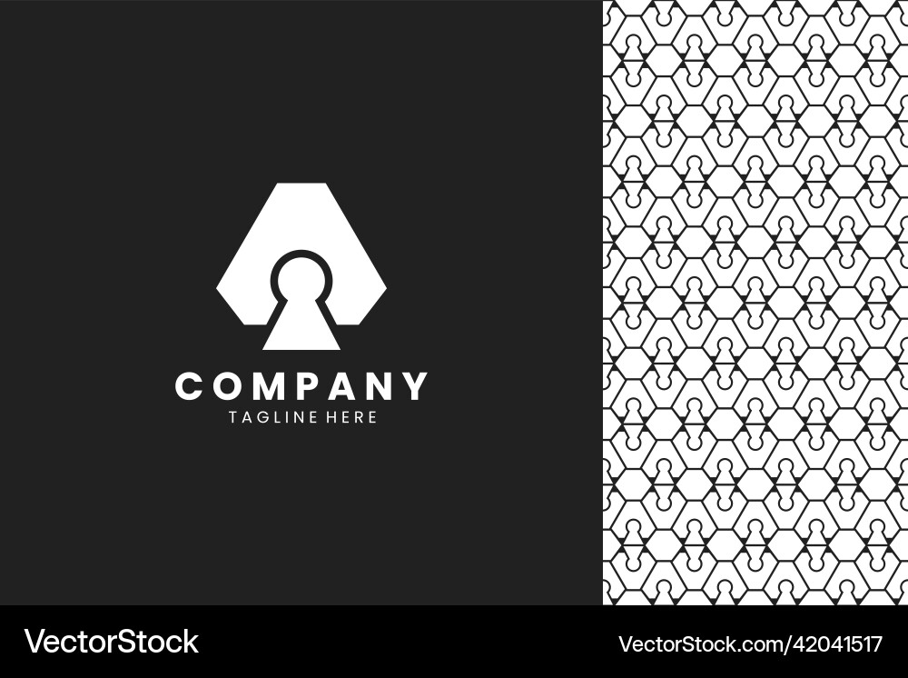 Abstract logo design pattern template Abstract logo design pattern template vector image