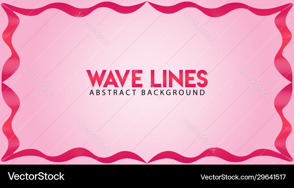 Abstract wave line background design template Abstract wave line background design template Vector Image