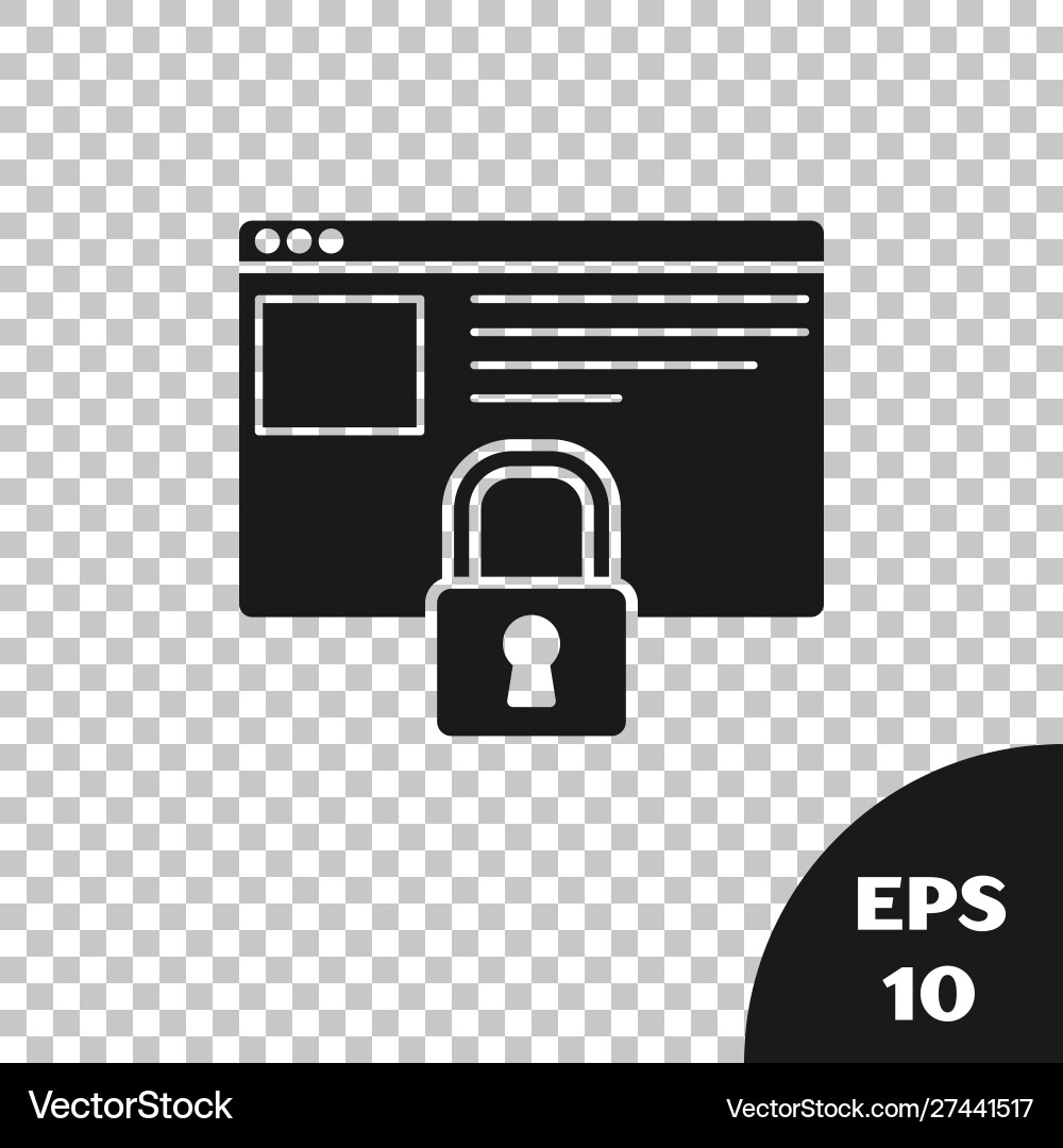 Black secure your site with https ssl icon Black secure your site with https ssl icon vector image