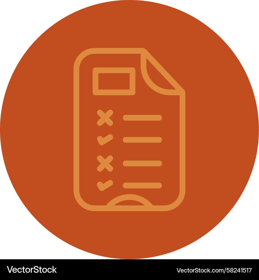 Multi-Color Guide Line Icon Vector Image