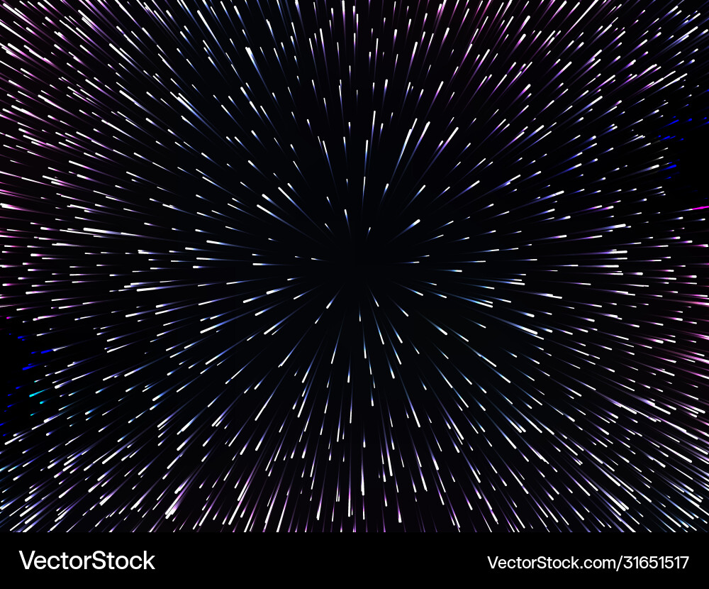 Space speed abstract starburst dynamic lines Space speed abstract starburst dynamic lines vector image