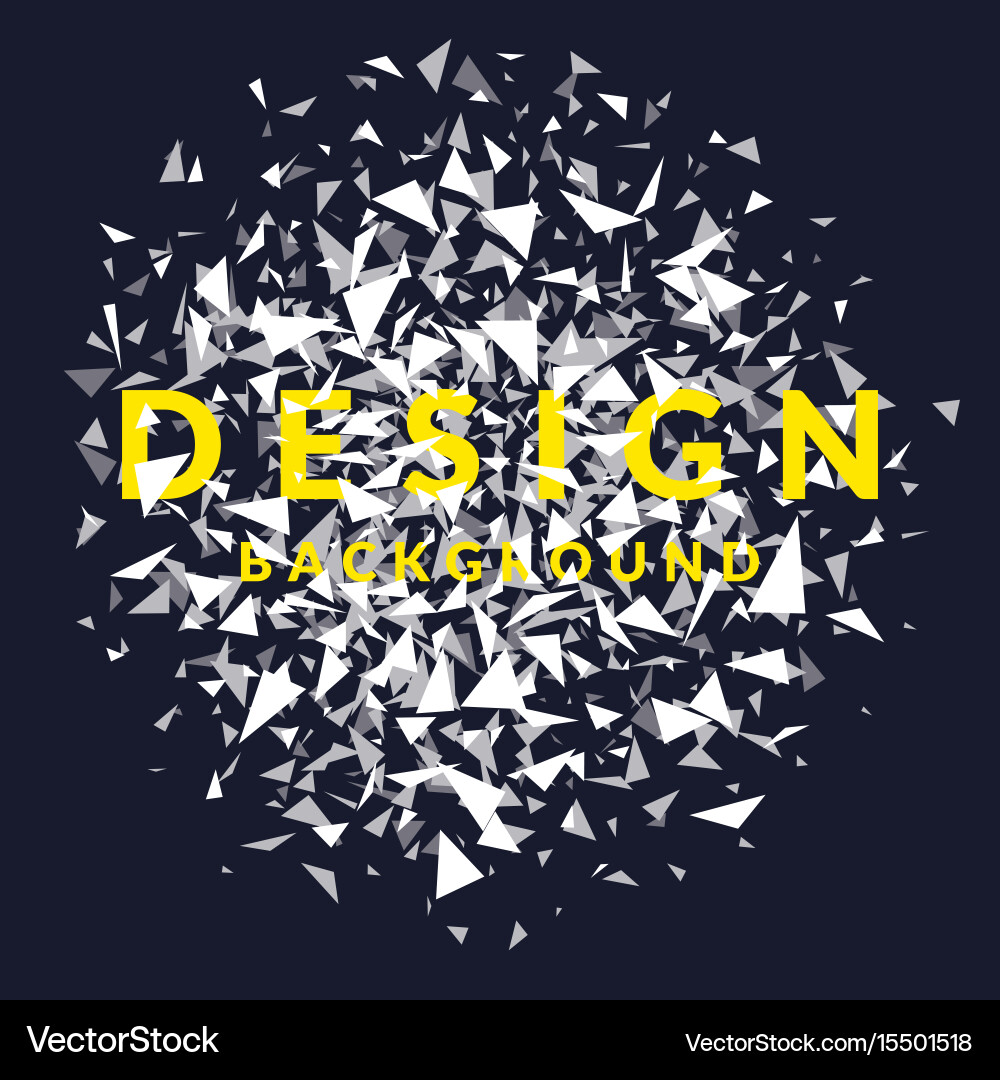 Abstract bright background with the explosion vector image
