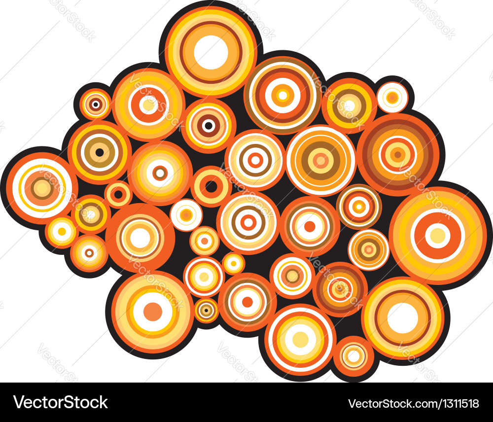 Circular pattern vector image