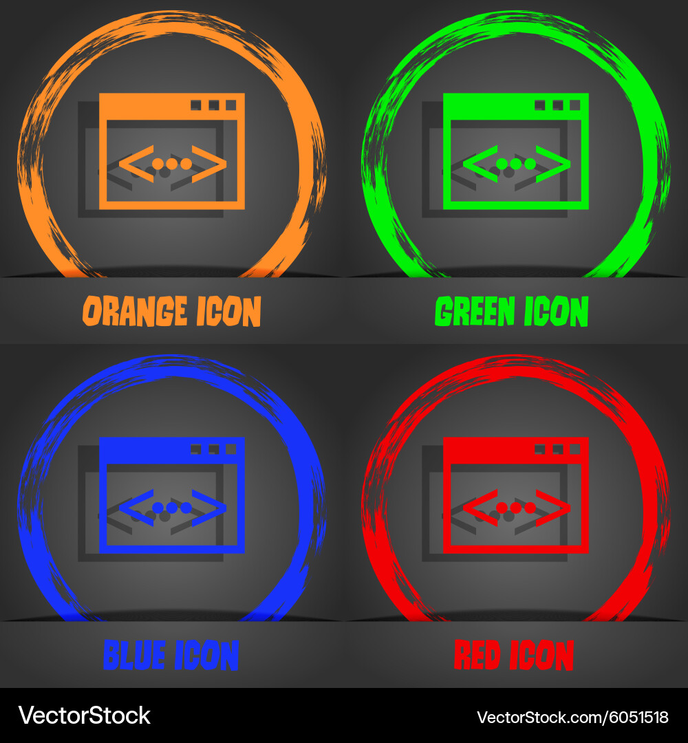 Code sign icon programmer symbol fashionable vector image